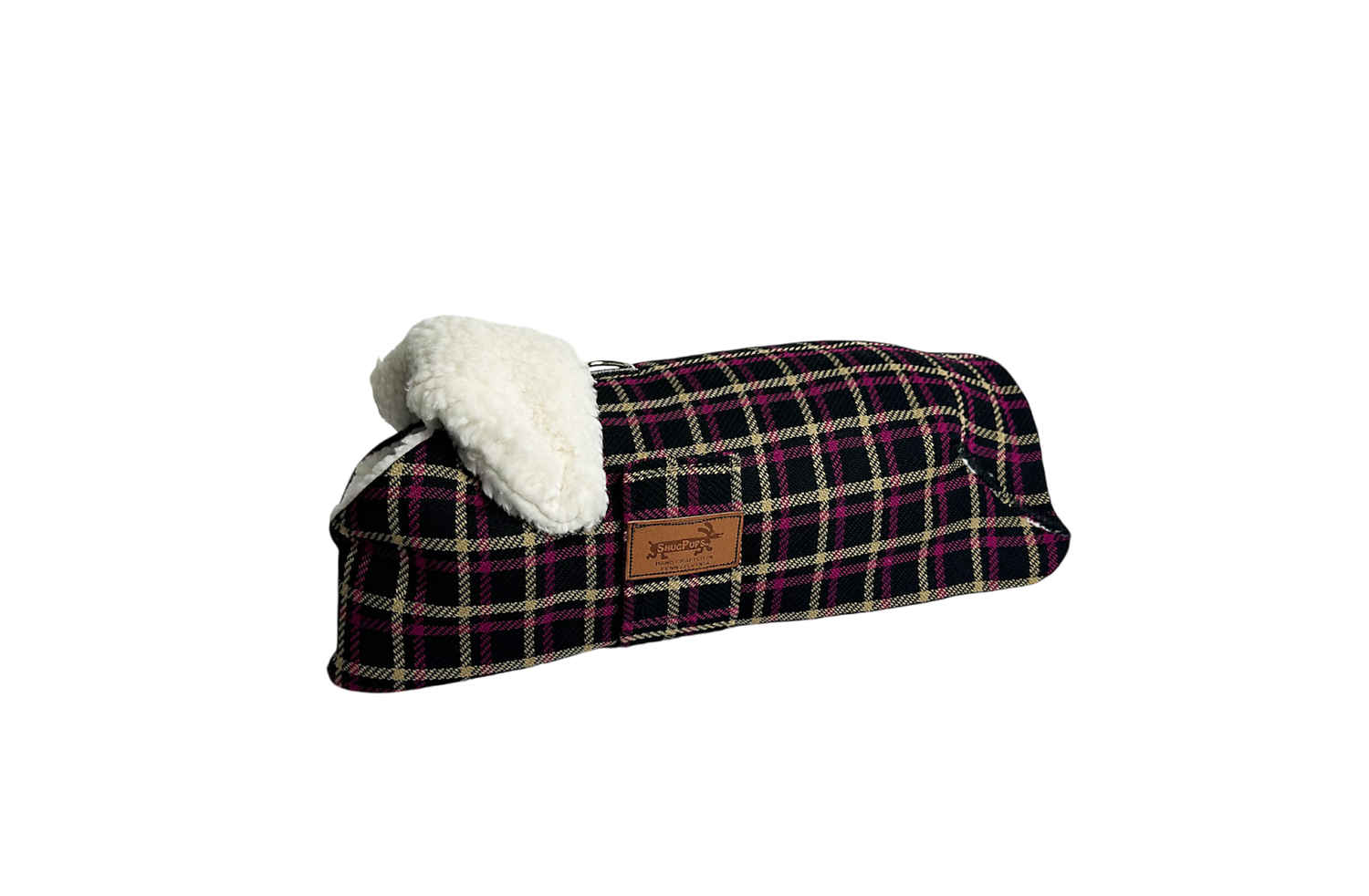 Darcy Plaid Wool Coat — Snugpups Handmade Dog Coats