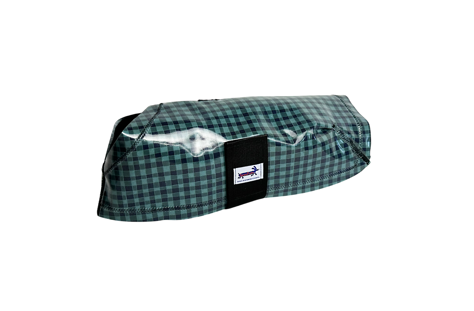 Teal Gingham Raincoat.png