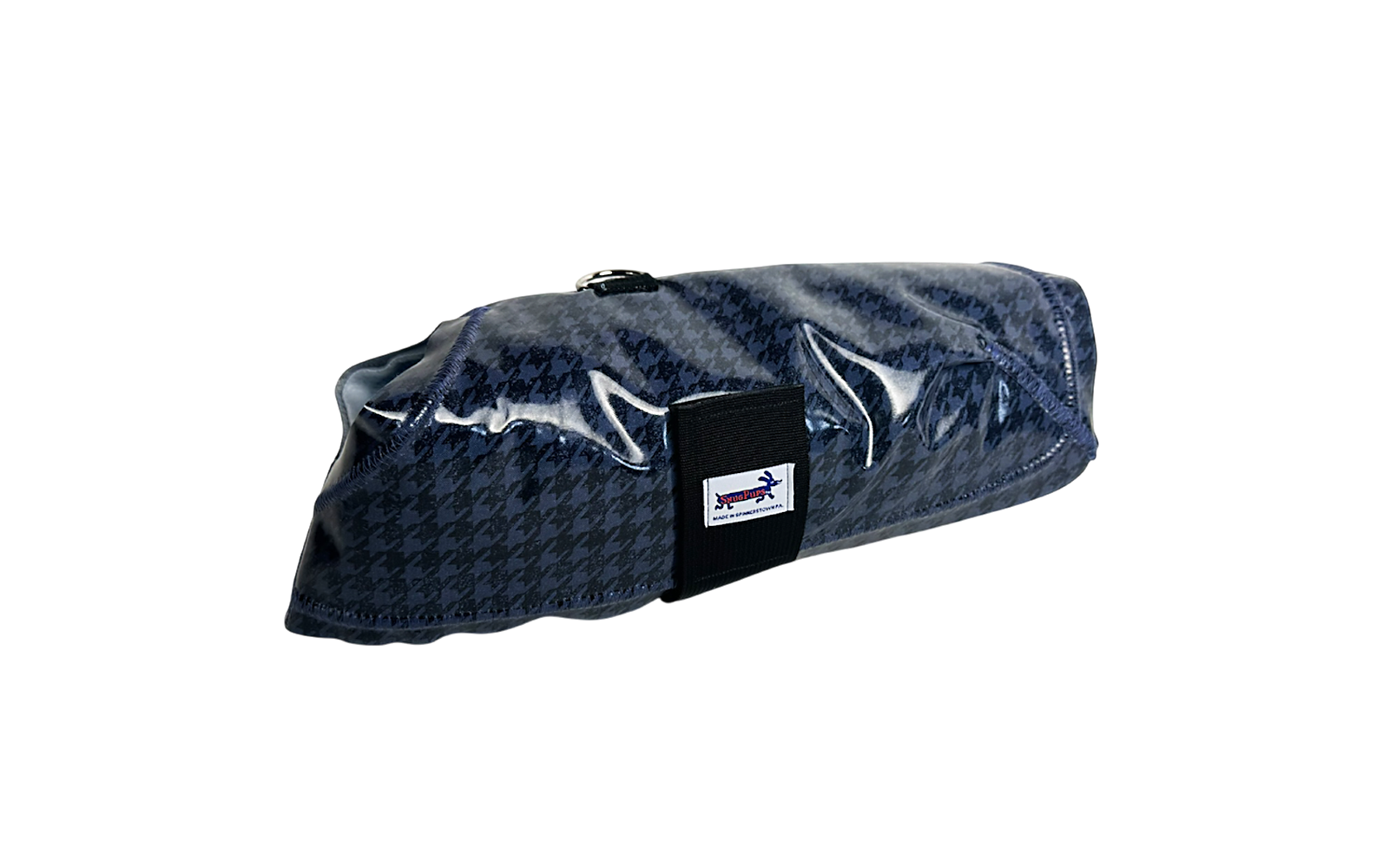 Blue Houndstooth Raincoat.png