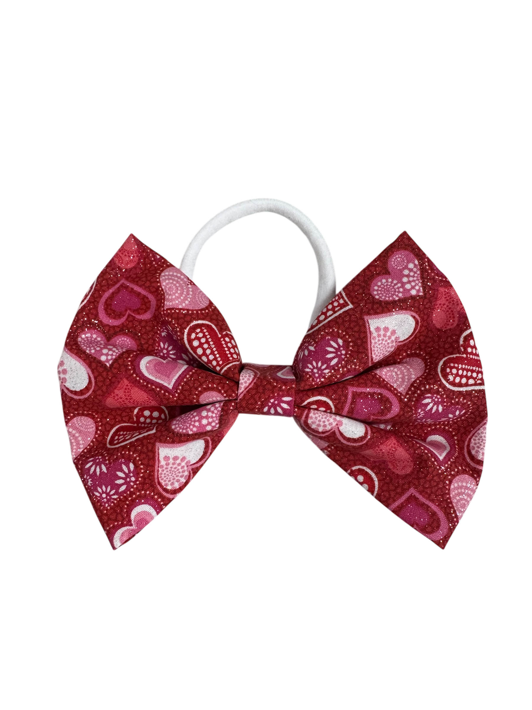 Fancy Hearts Bow Tie