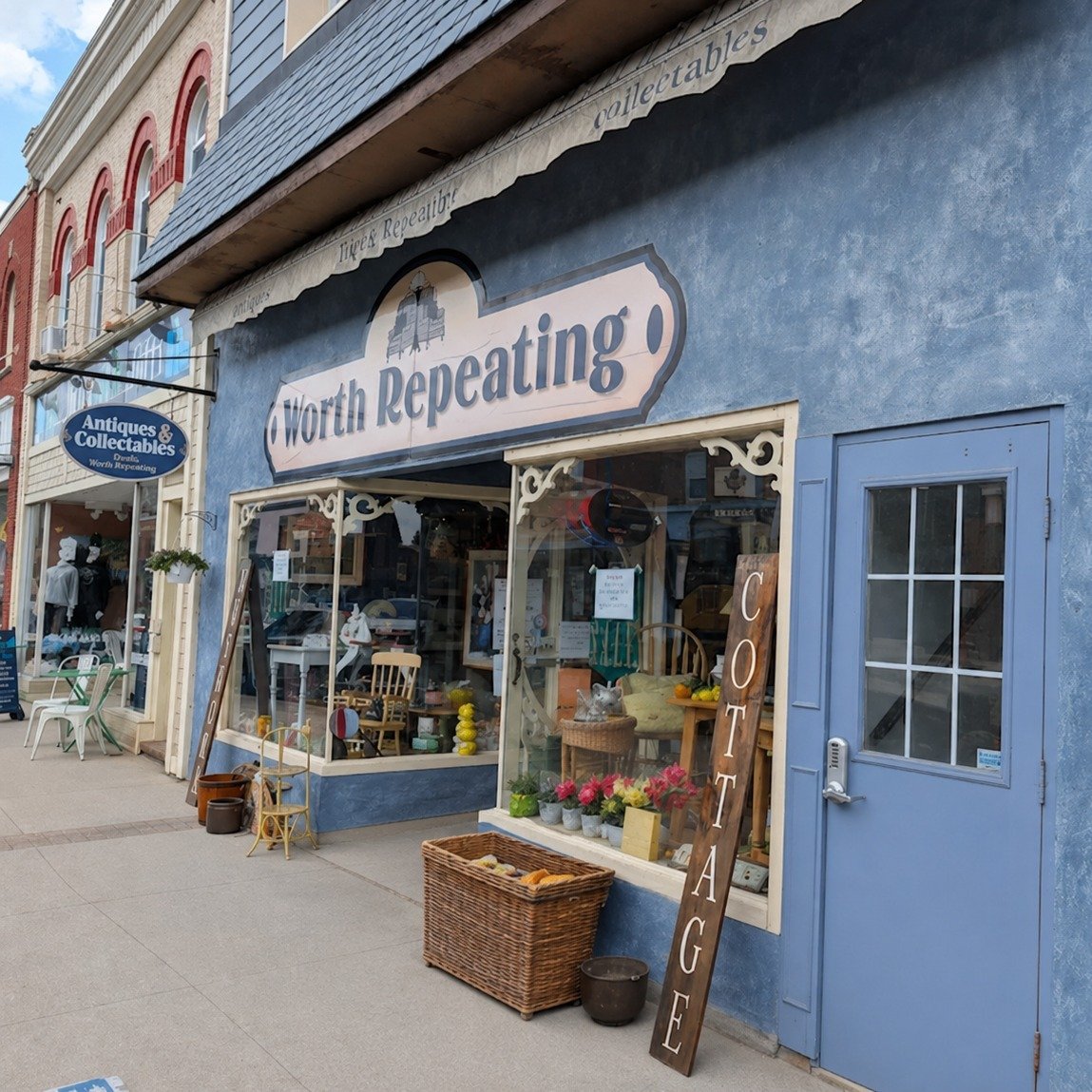 After 23 years, Worth Repeating owner Karin Taylor is set to retire! 💙

Over the years, Worth Repeating has become a beloved shop and a fixture in Downtown Bracebridge, offering unique treasures and creating lasting connections with residents and vi