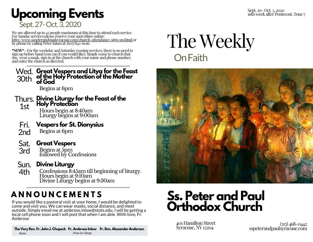 The Weekly 9-27-20