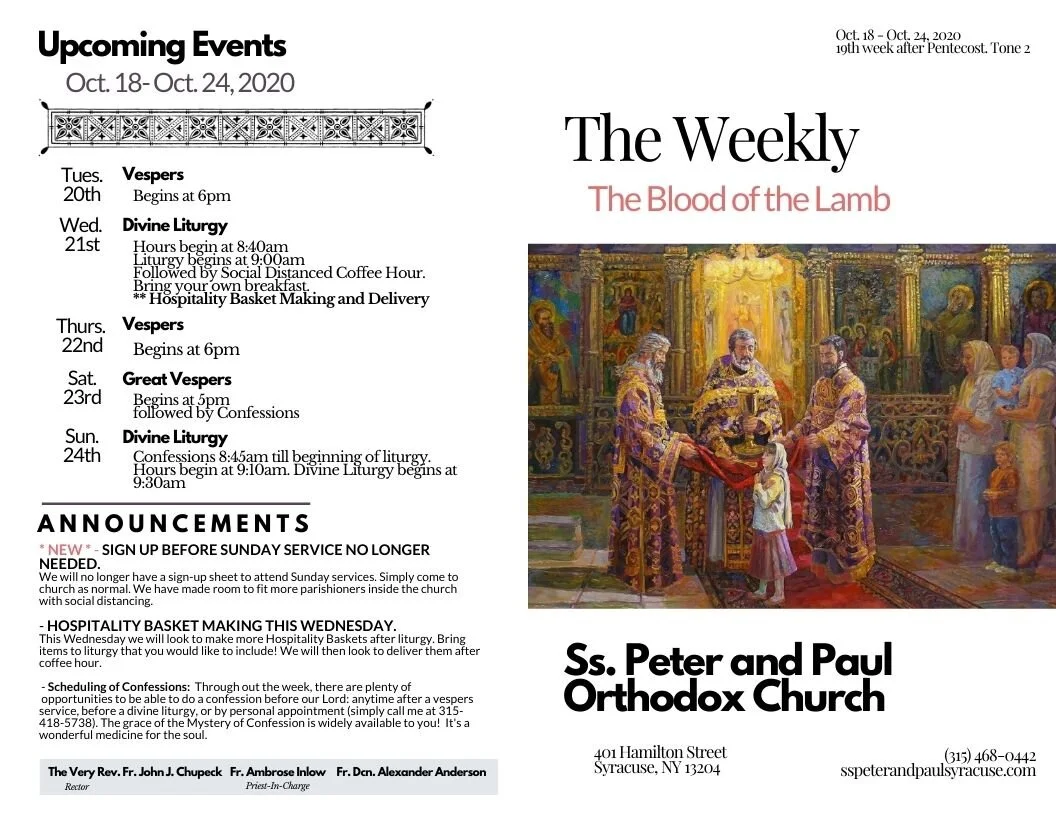 The Weekly 10-18-2020