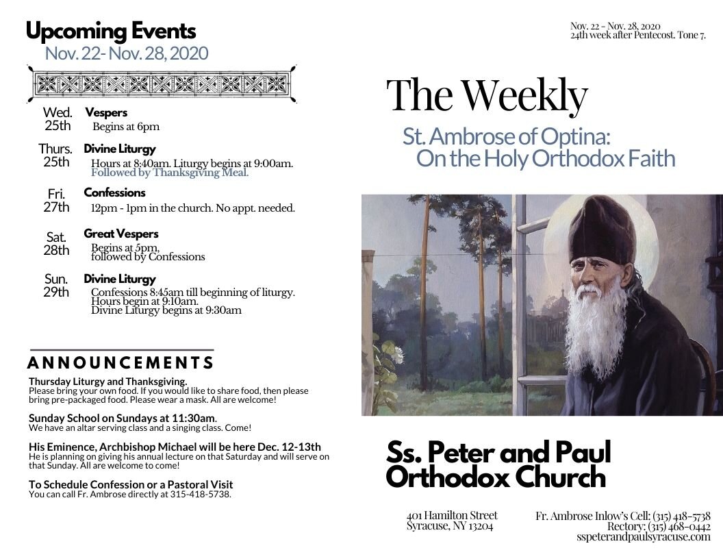 The Weekly 11-22-2020