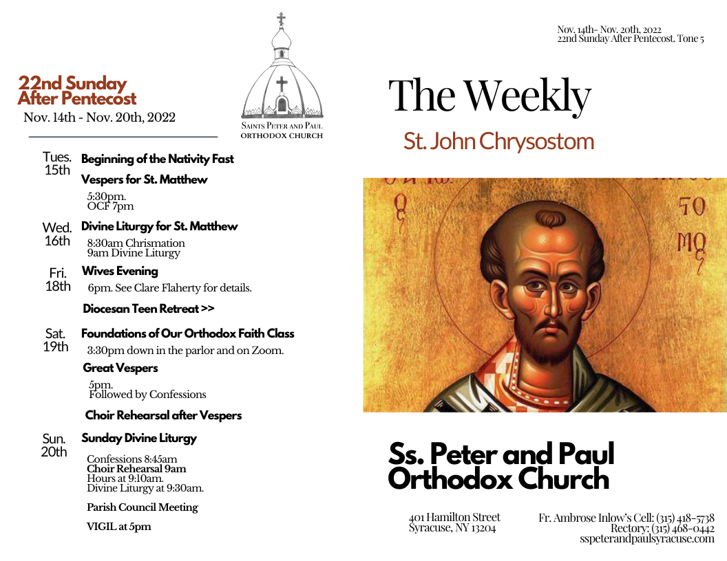 The Weekly 11-13-2022