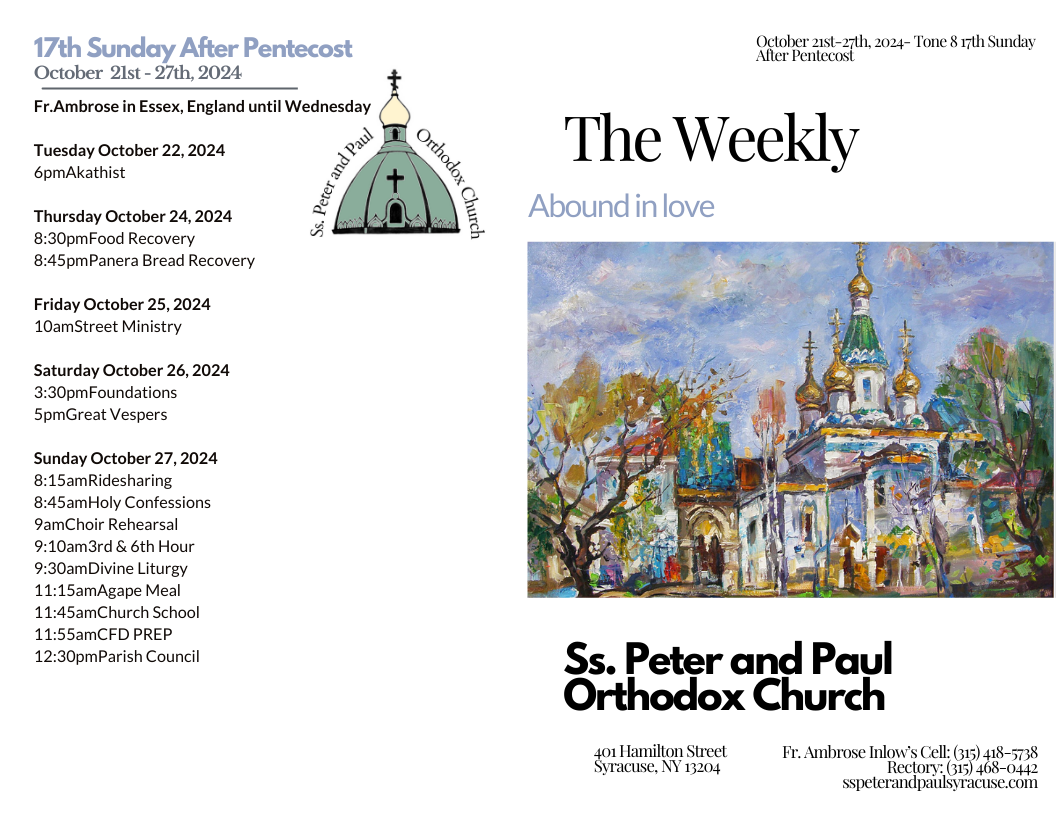 The Weekly 10-20-2024