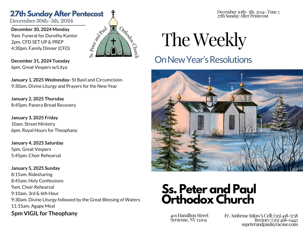 The Weekly 12-29-2024