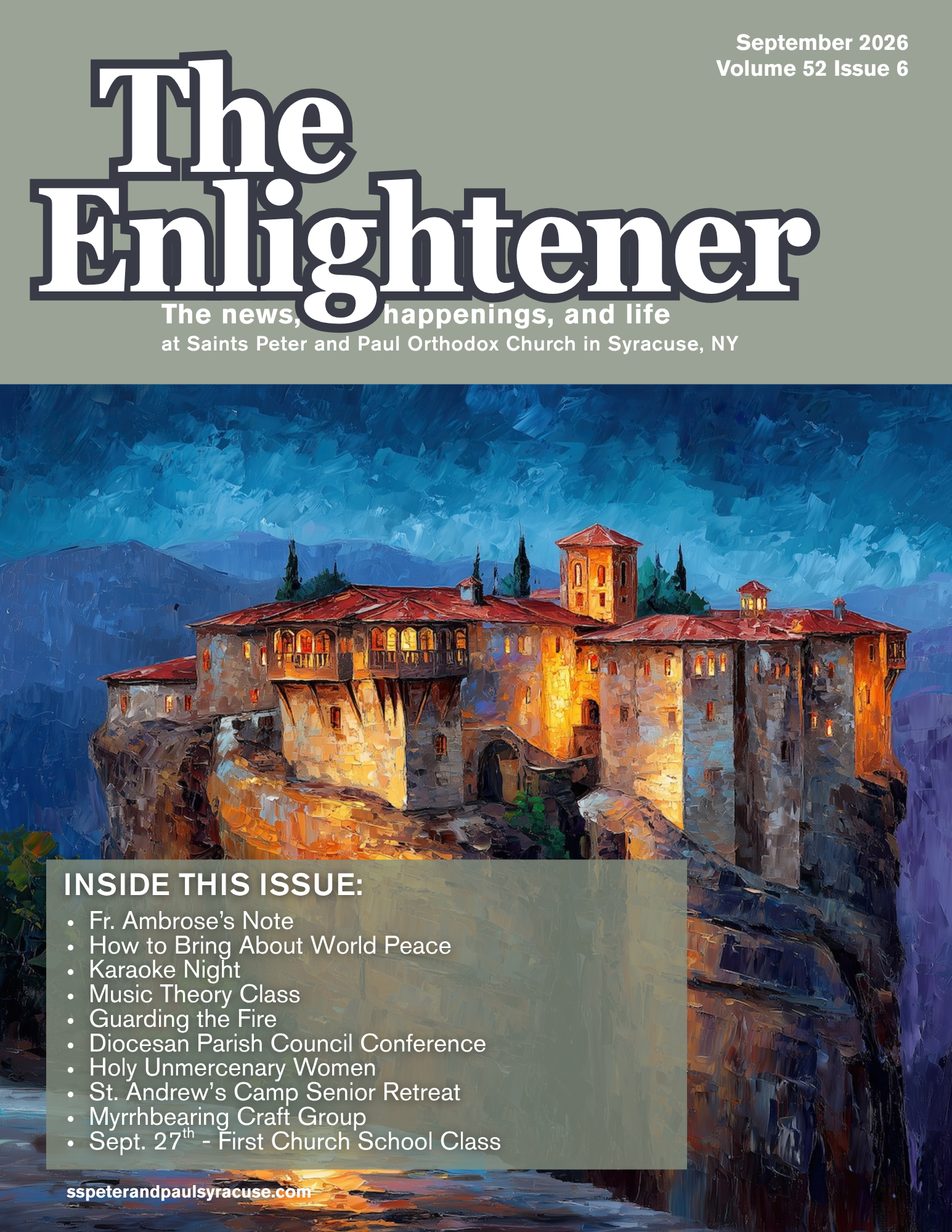 September 2026 Enlightener