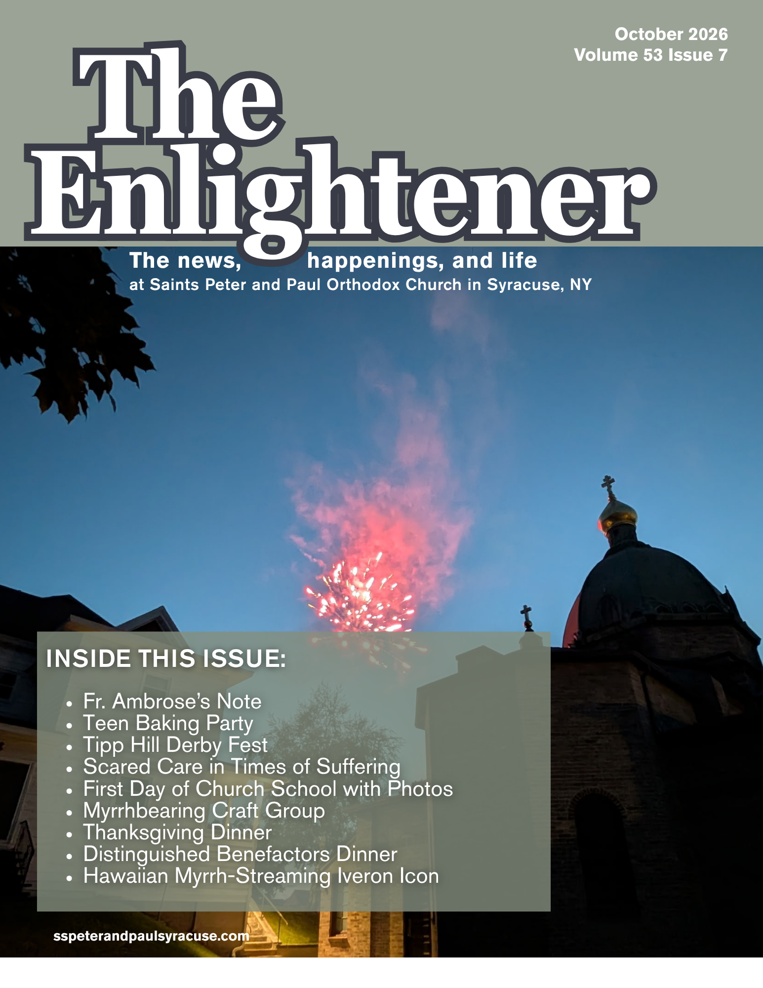 The October 2026 Enlightener