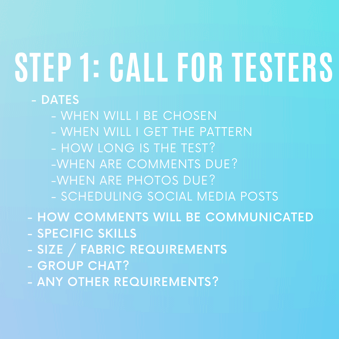 To Pattern Writers From A Pattern Tester — Quarter Life Leap