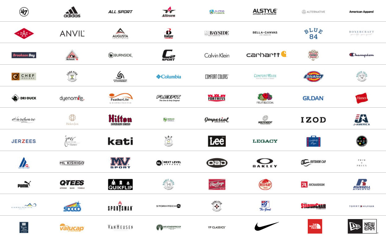 Sportswear Brands Logos