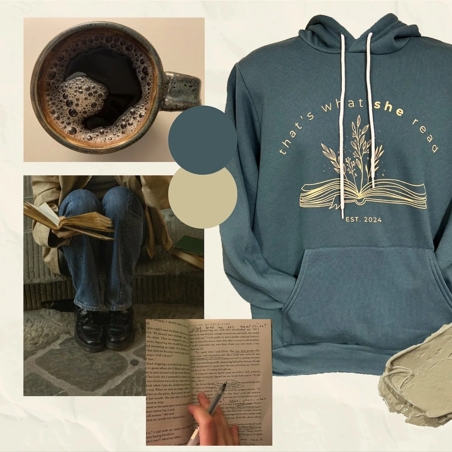 Prepare for the New England winter &amp; grab some super soft merch for you &amp; your bookclub ☕️📚

&amp; comment your current book obsession, we need some good recs!
&bull;
&bull;
&bull;
#onestrokeinks #bellacanvas #bookclub #newengland #graphicde