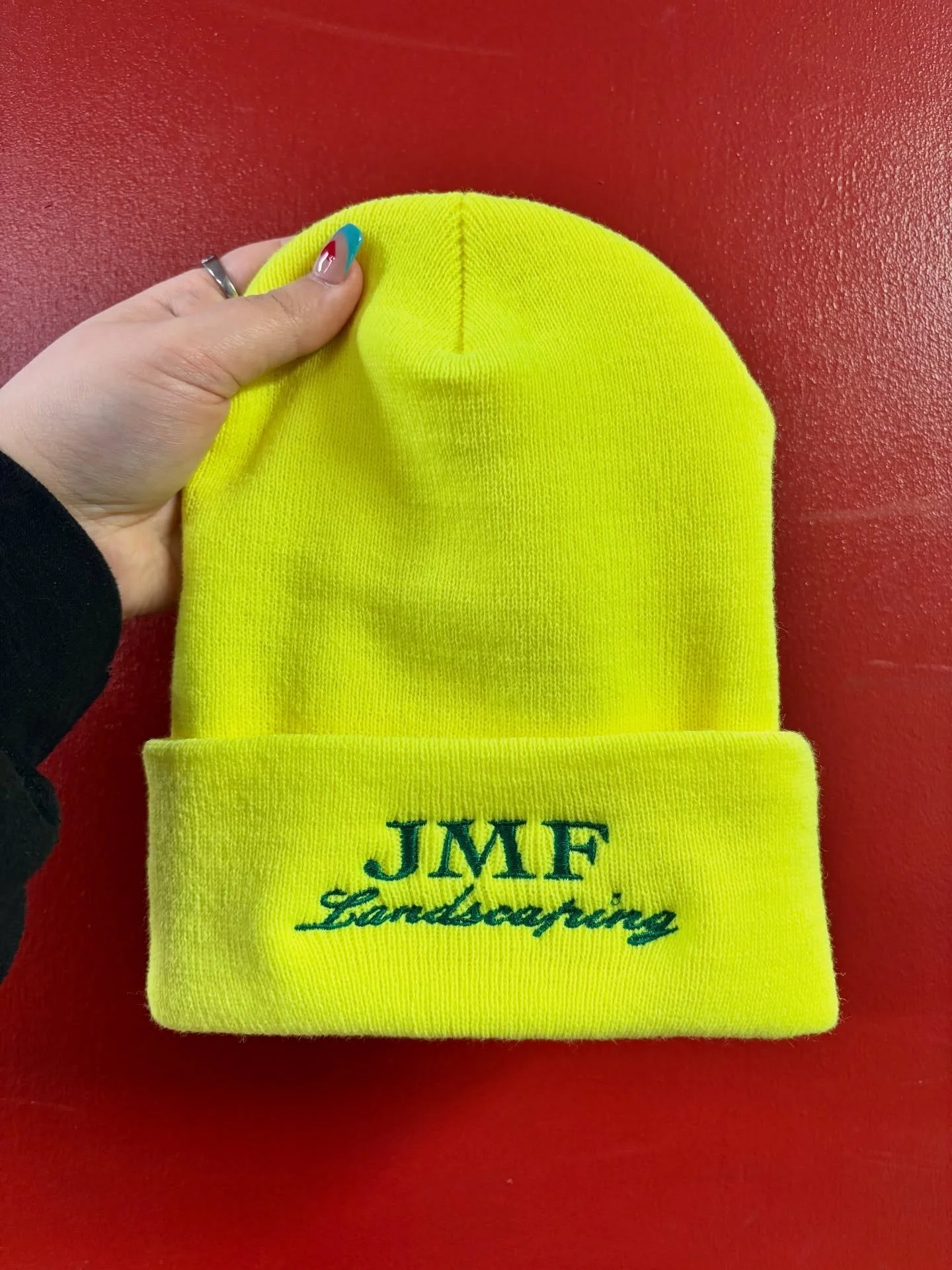 embroidery details for @jmflandscaping hats🌿
&bull;
&bull;
&bull;
#embroidery #hatdesign #graphicdesign #shopsmall #supportlocalbusinesses