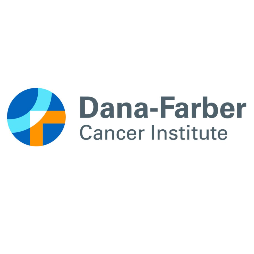Dana-Farber Cancer Institute logo with blue and orange circular design.