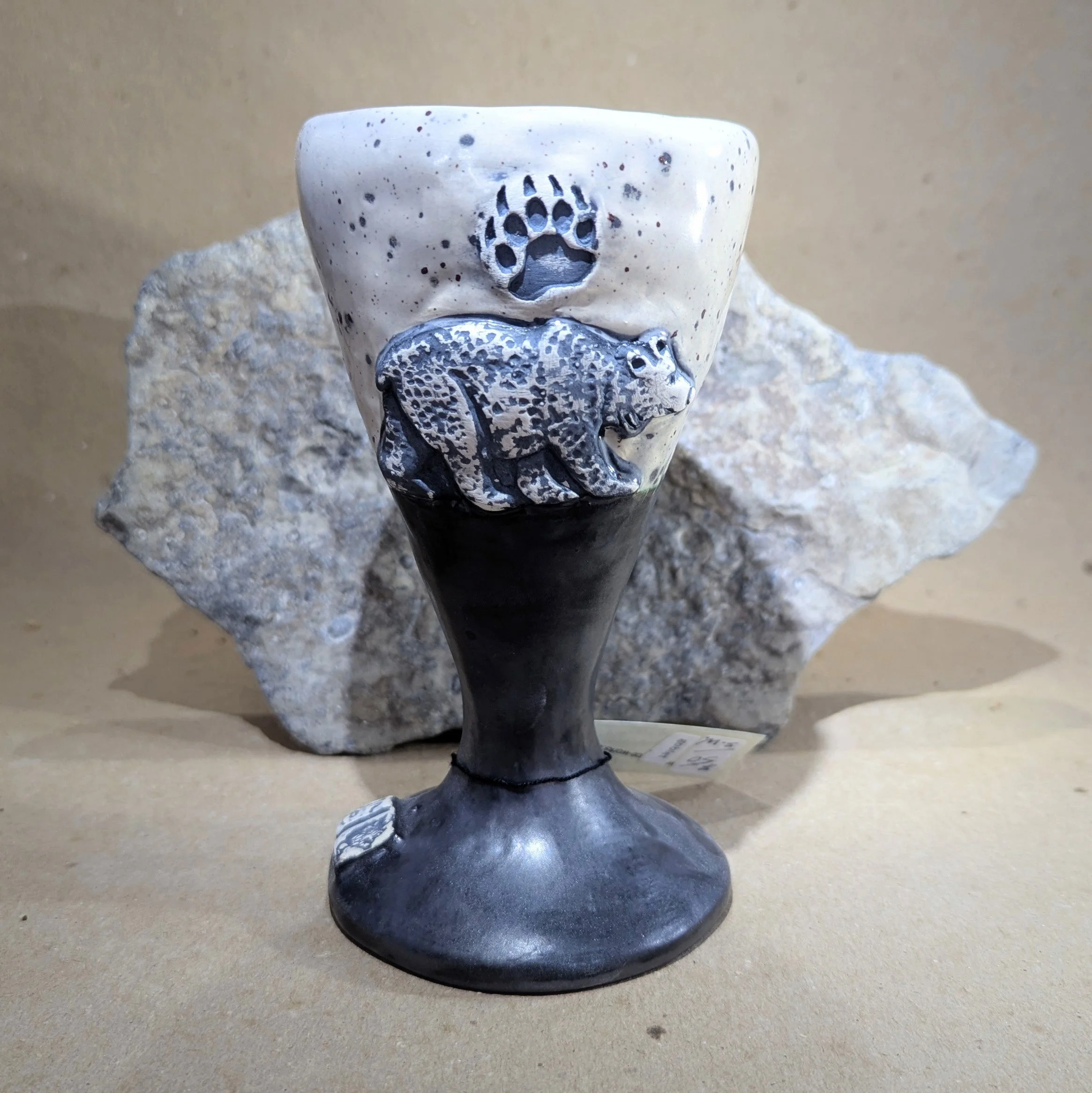 Bear goblet - slipcast