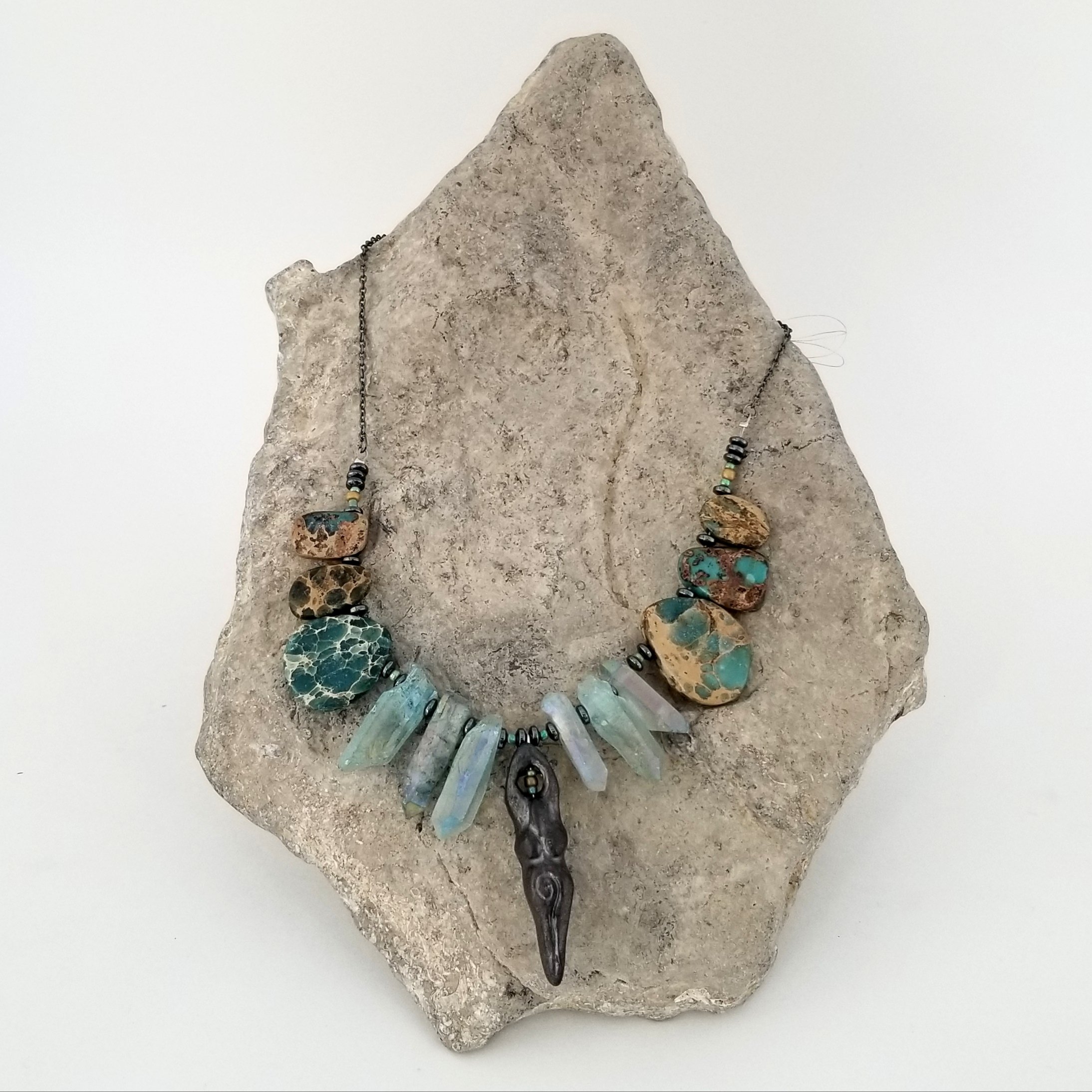 "Ankh" goddess necklace 