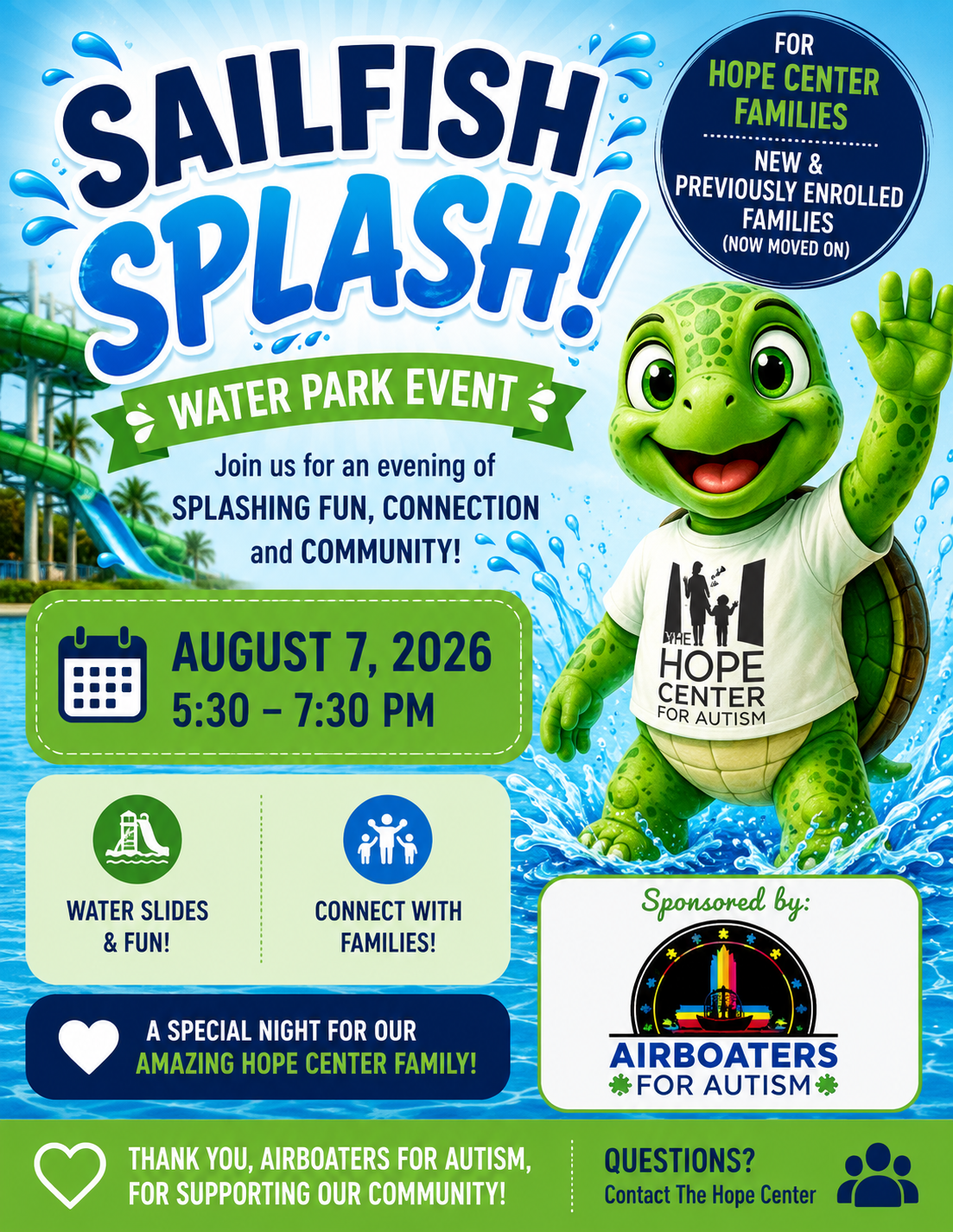 Sailfish Splash for Hope Center Families
