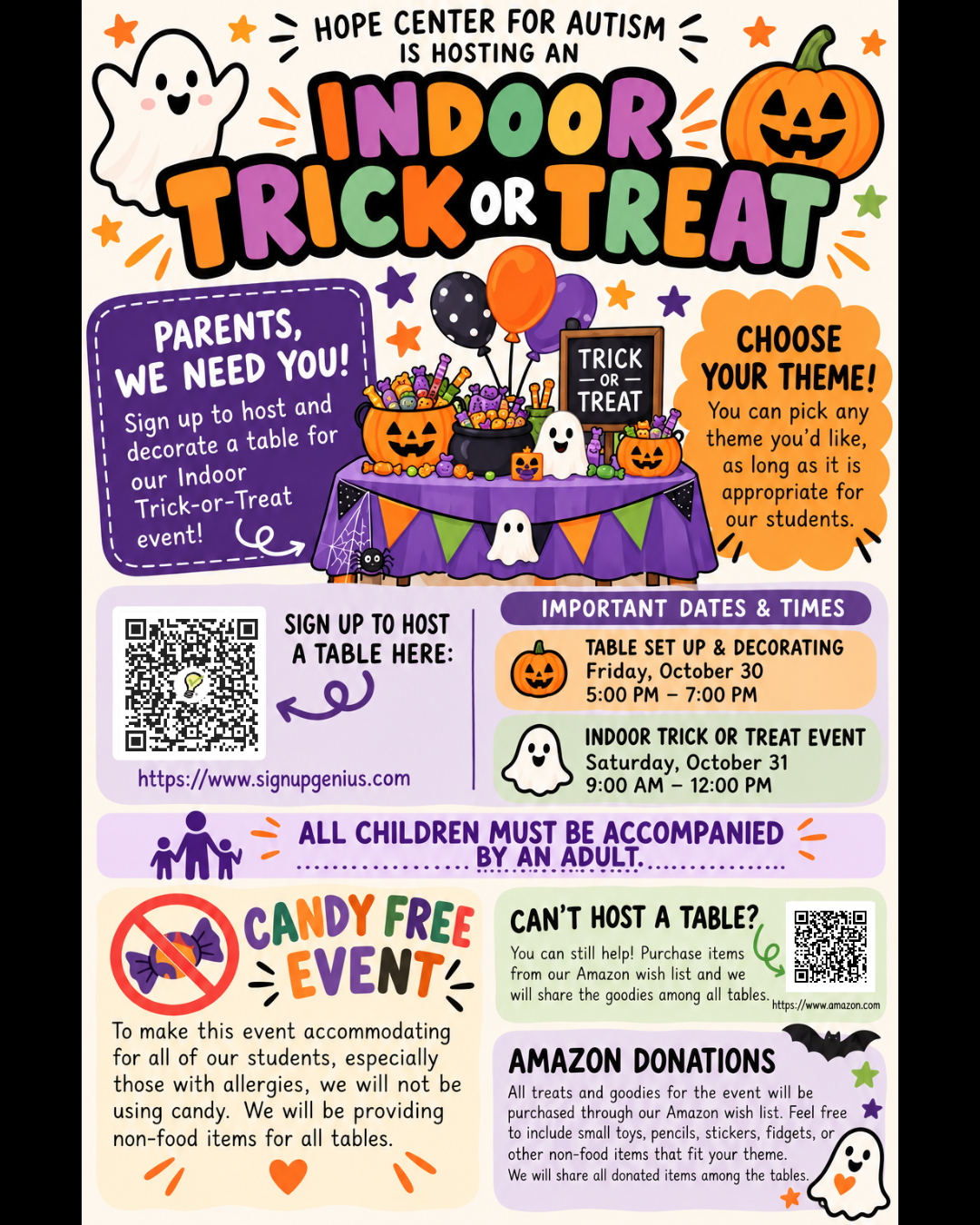 Indoor Trick or Treat