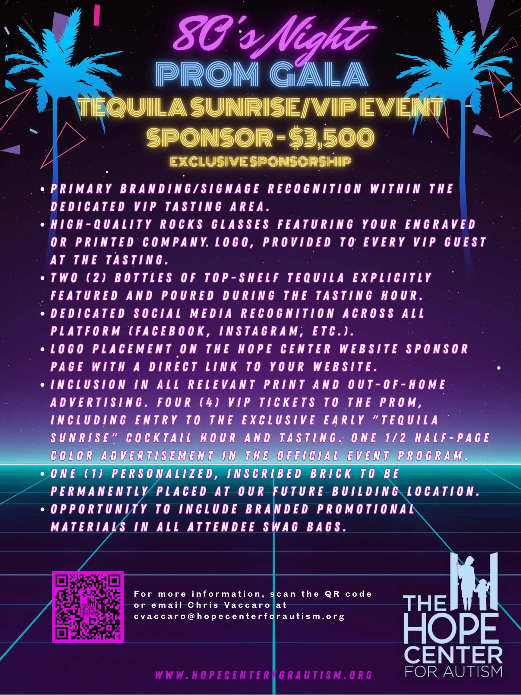 Tequila Sunrise VIP Event Sponsor