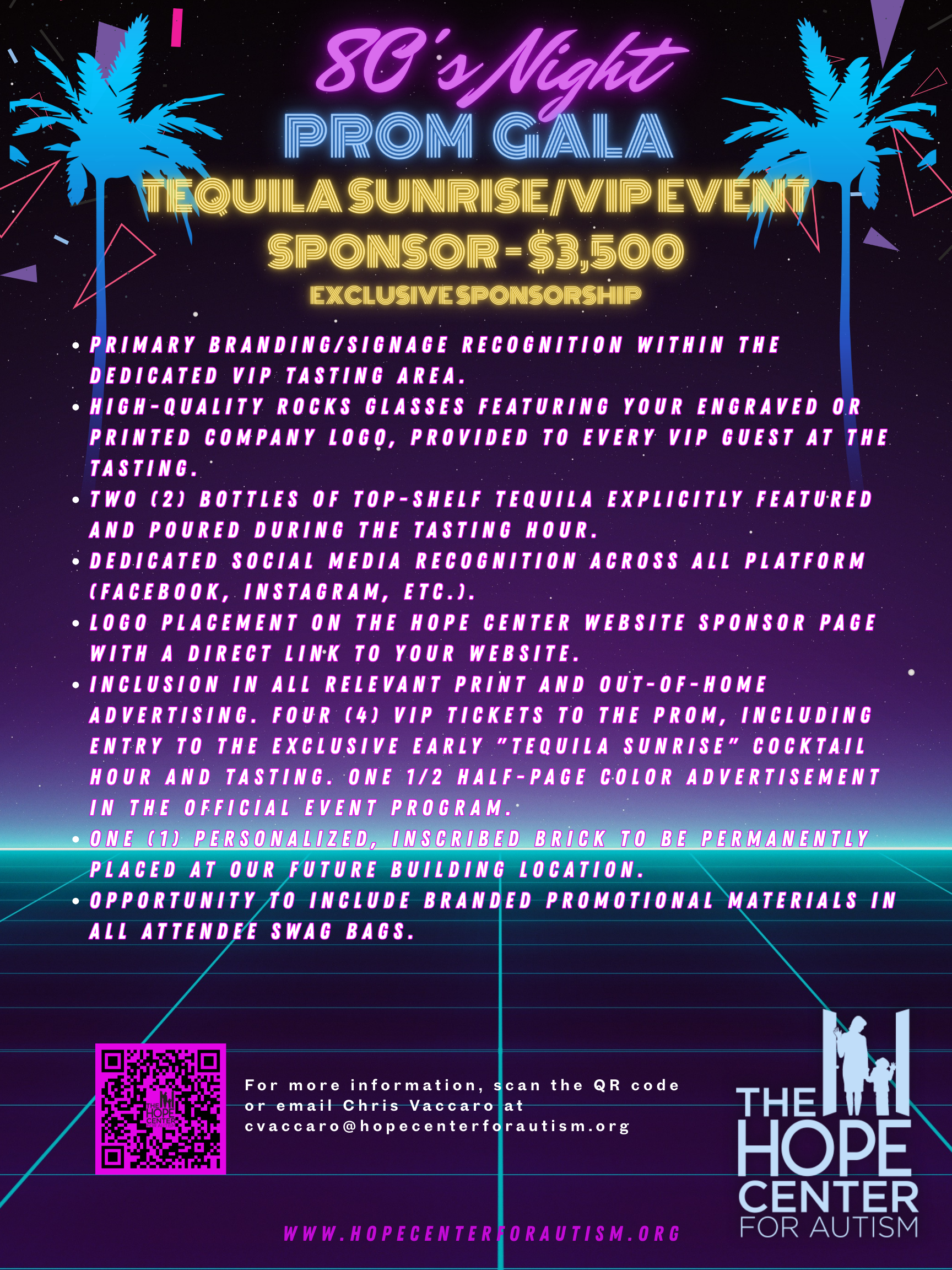 Tequila Sunrise VIP Event Sponsor