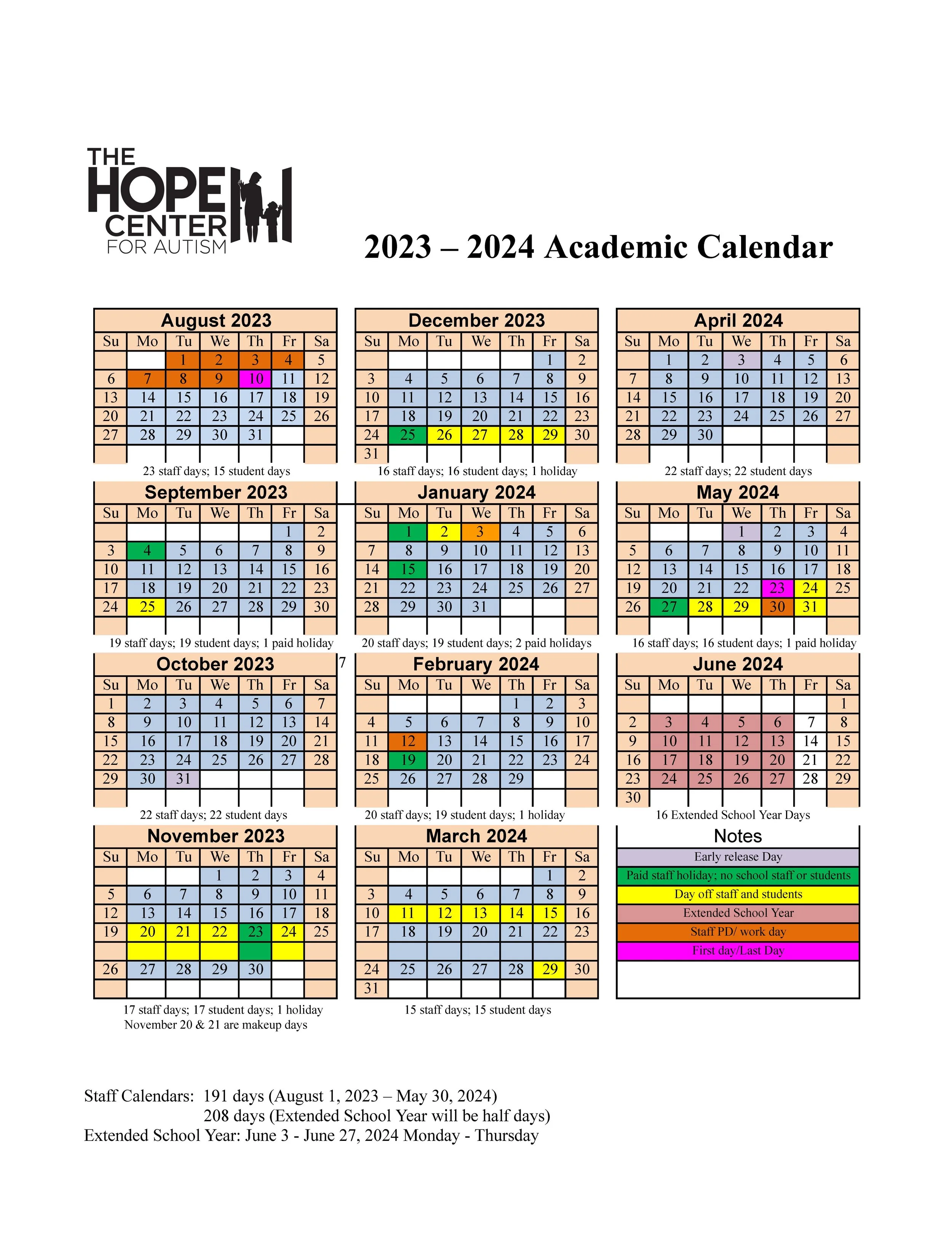 Autism Calendar 2025 Dacie Dorothy
