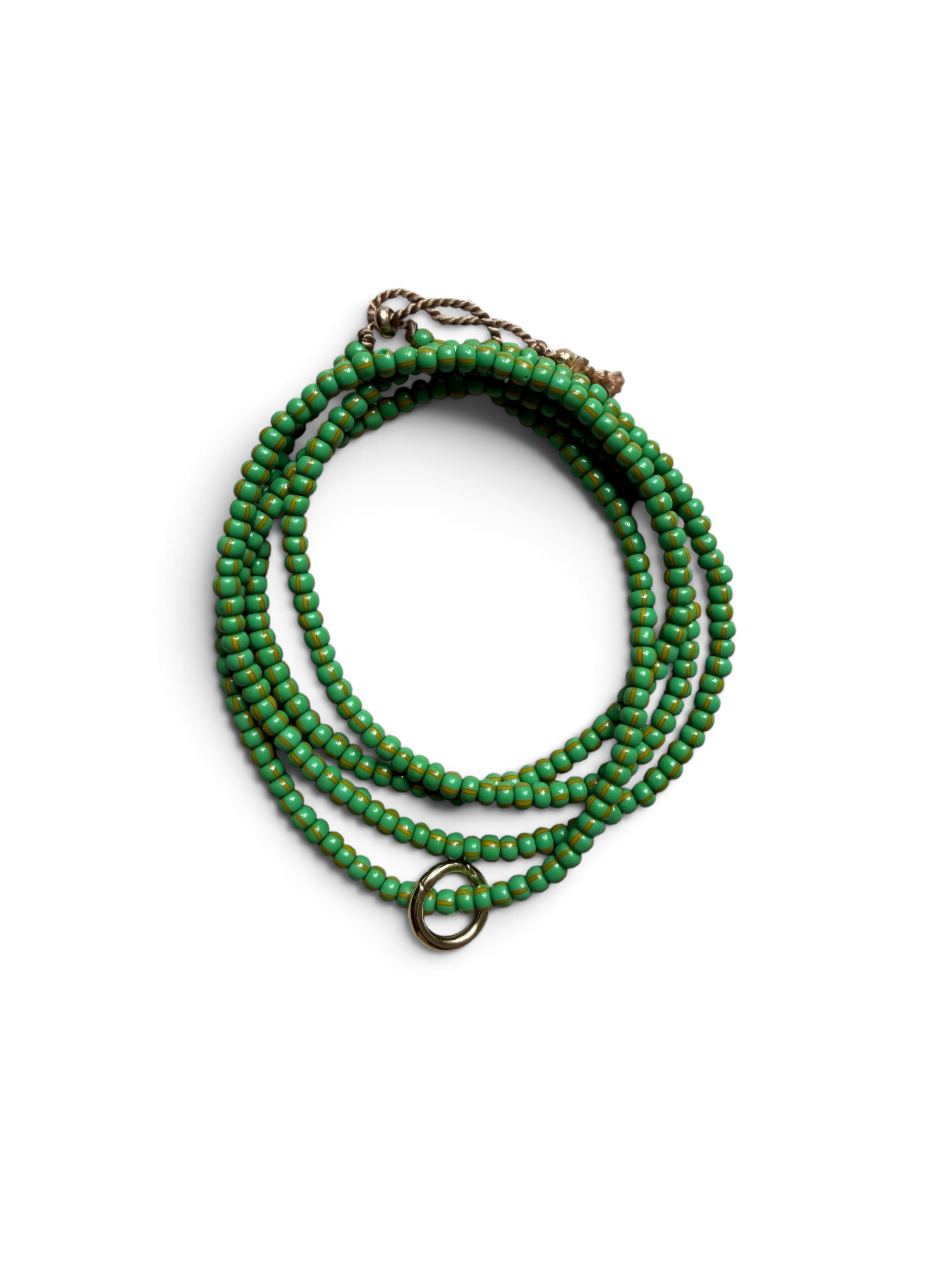fl•ow Beaded Necklace Lime Light