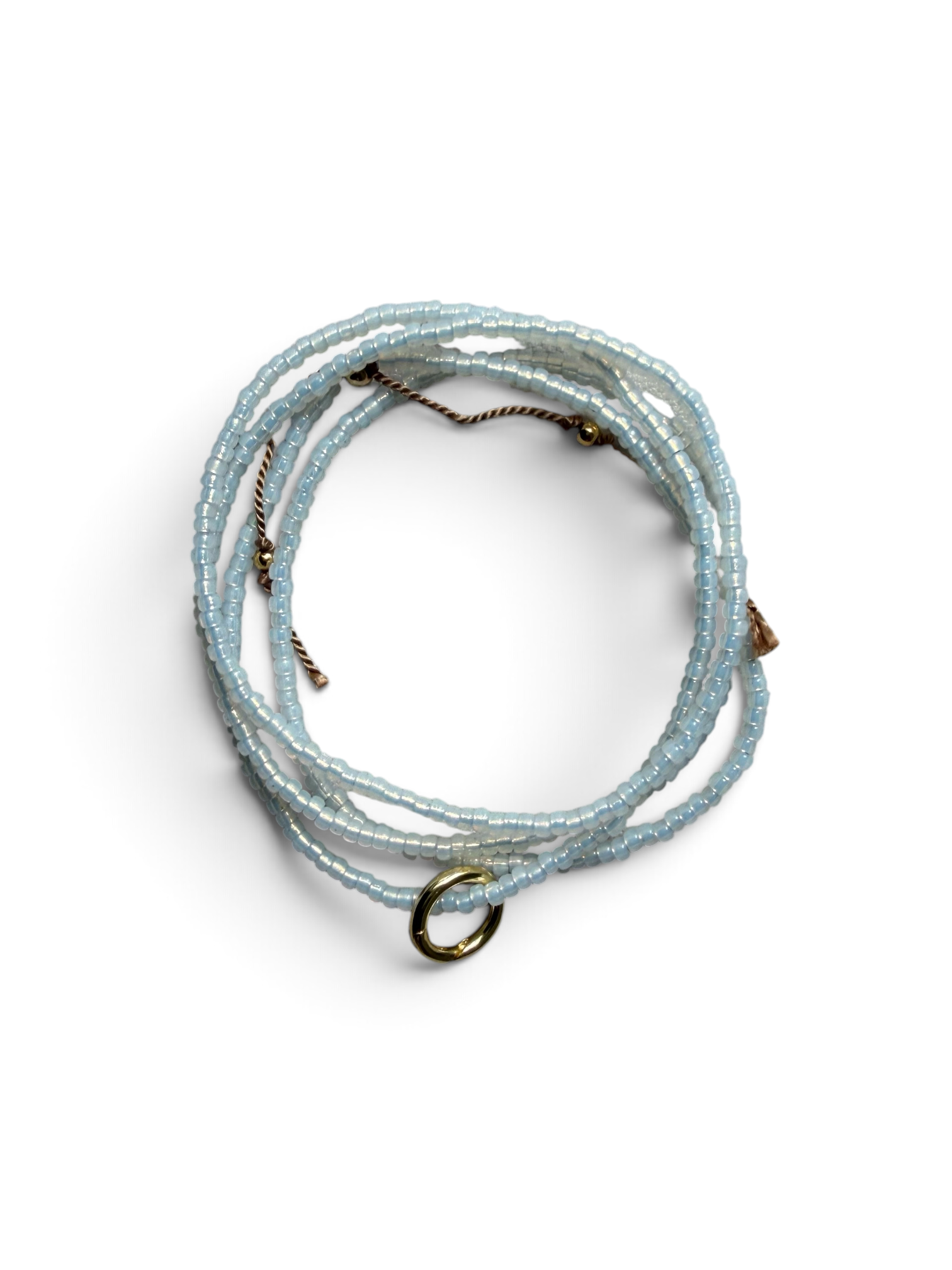 fl•ow Beaded Necklace Sea Pearl