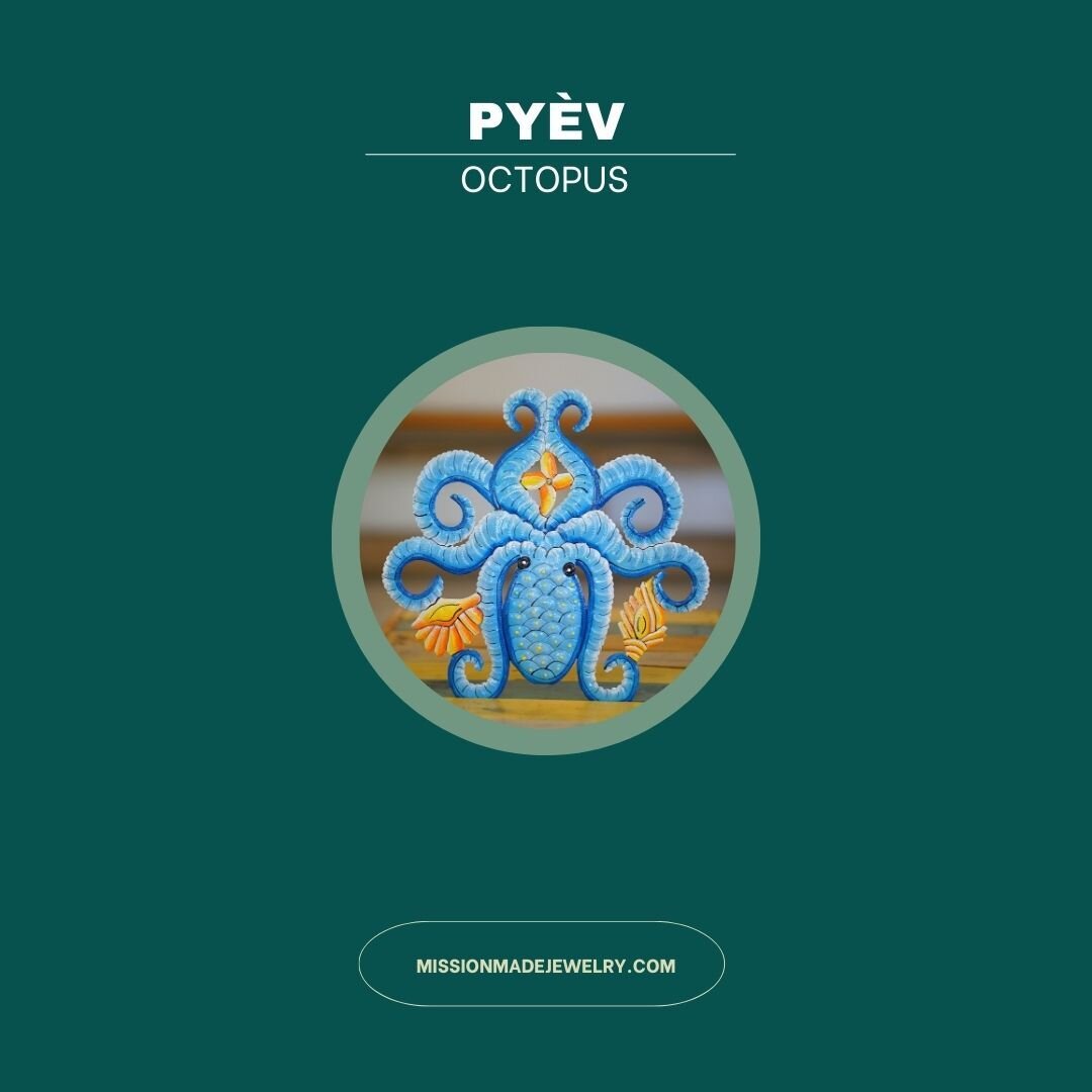 Py&egrave;v - Octopus

#haiti #mmj #missionmadejewelry