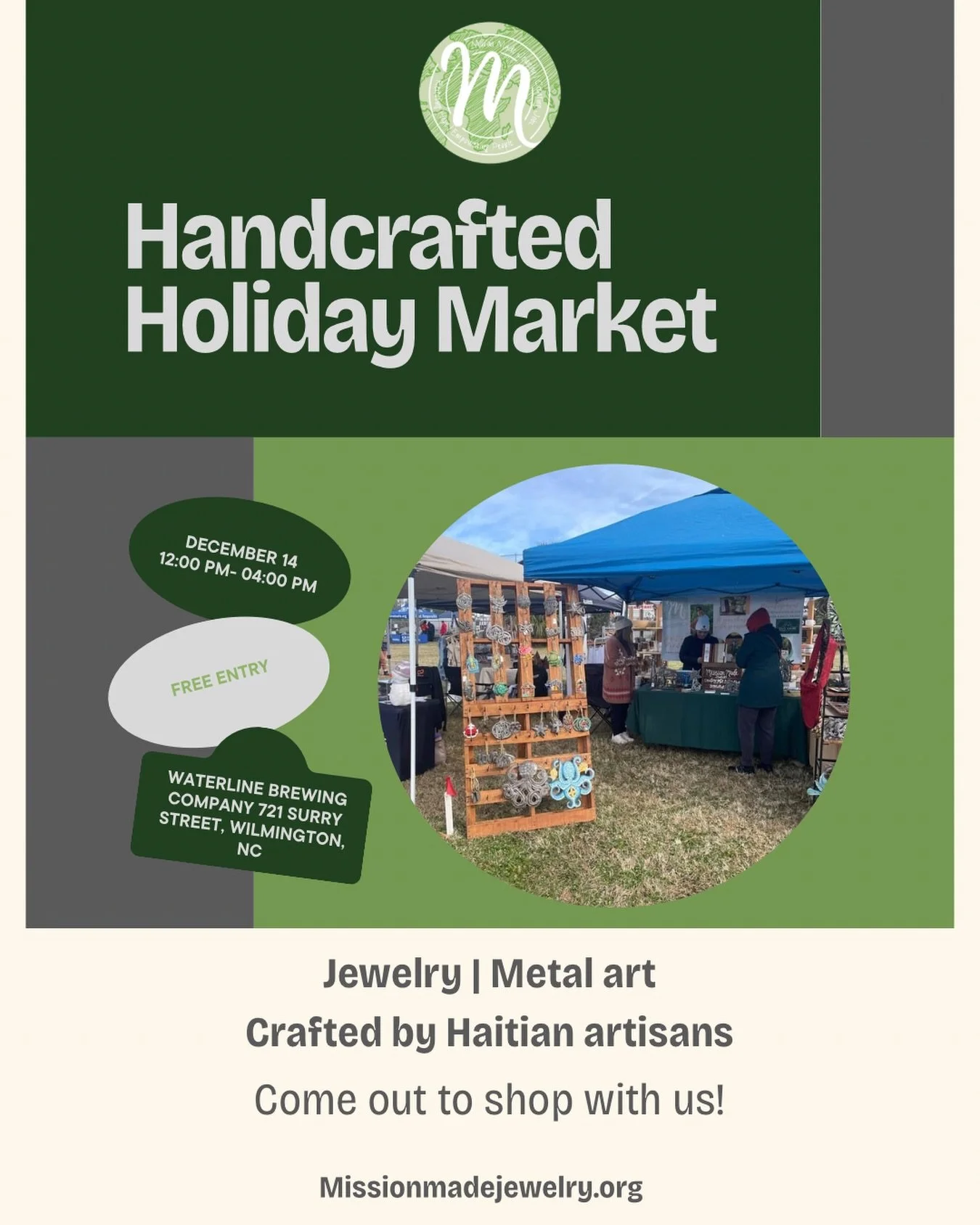 Come out to shop with us!

#haiti #mmj #missionmadejewelry