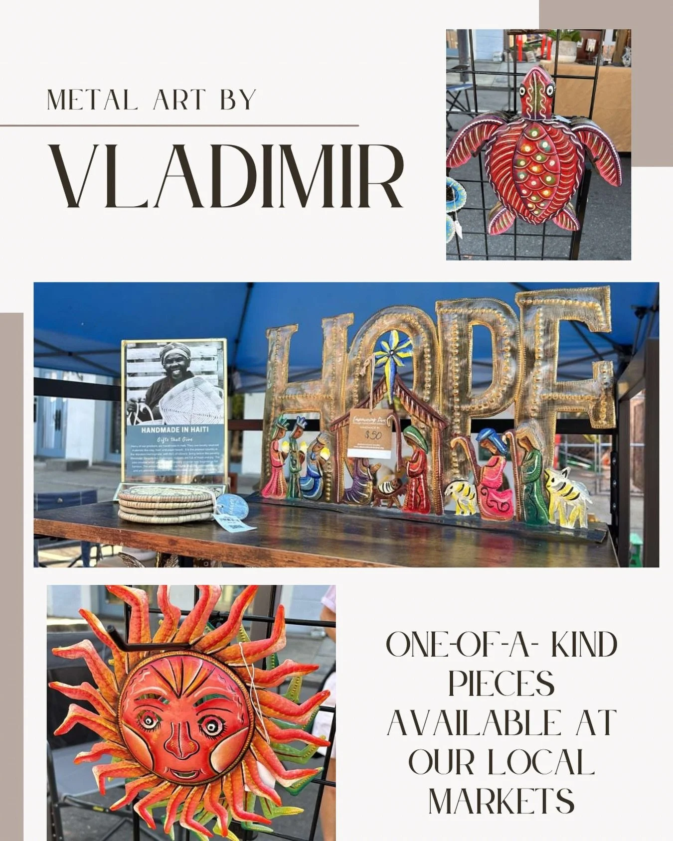 Come out to shop with us soon.

#haiti #mmj #missionmadejewelry