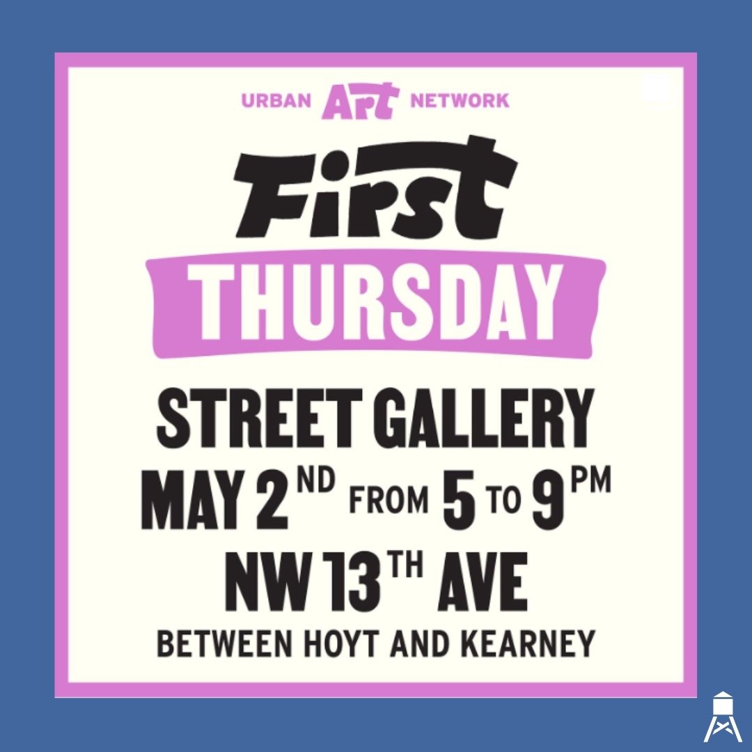 It's already that time of the month again! First Thursday is this week! 
#firsthursday #pearldistrict #pdx #pdxfirstthursday #community #pdxevents #events @urbanartnetwork @pearldistrict.pdx @firstthursdayportland