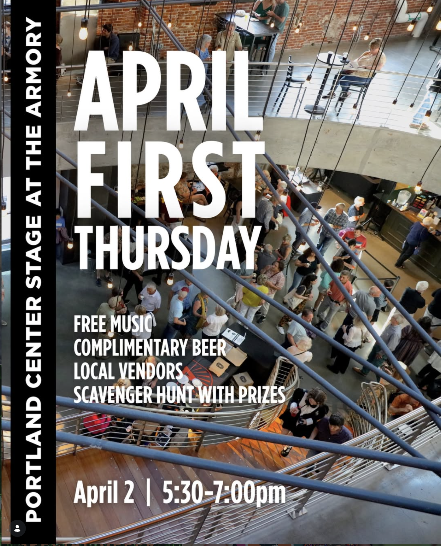 First Thursday at the Armory logo