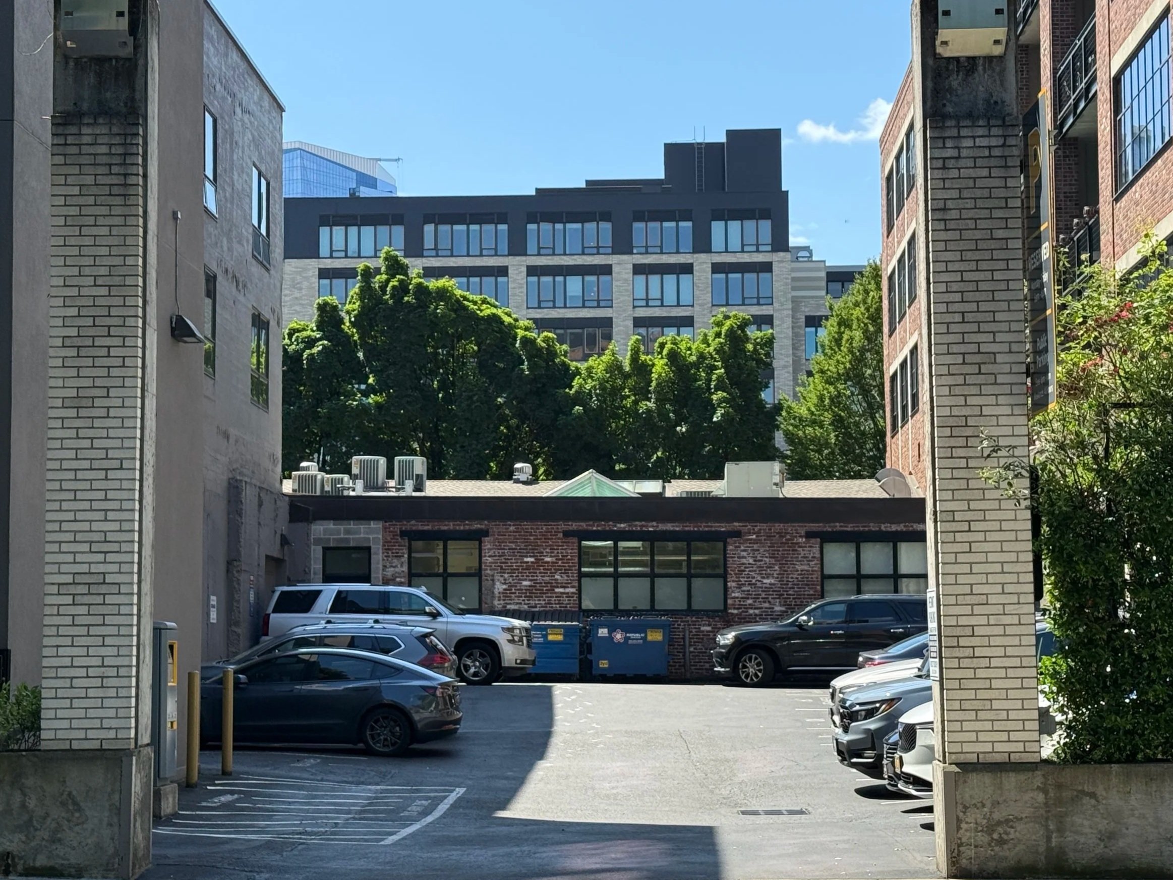 1100 Building parking Lot