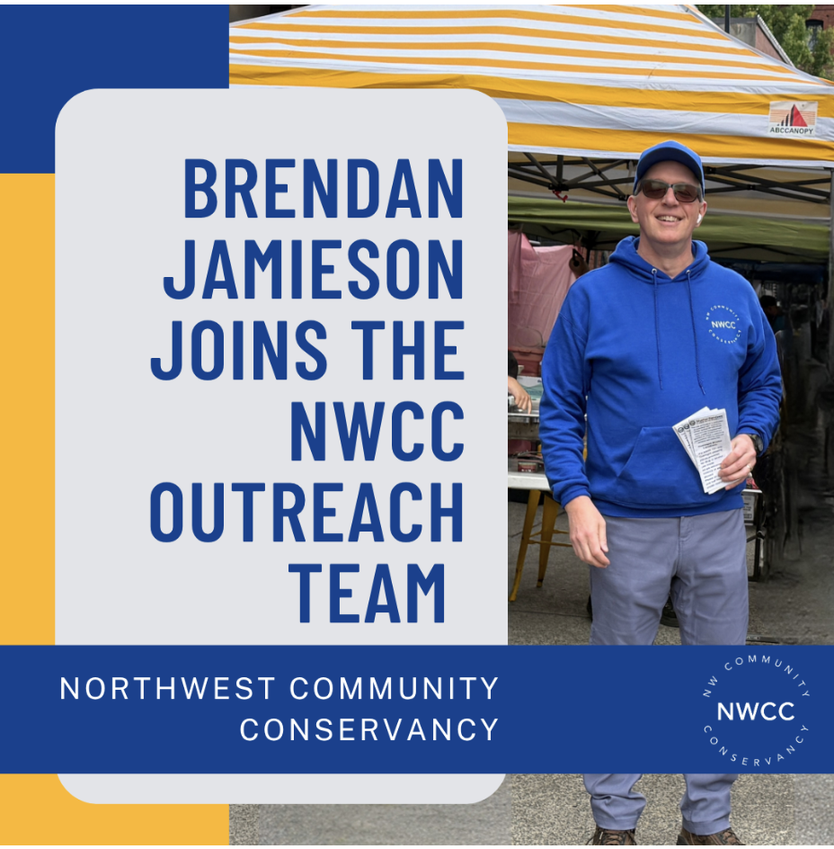 Brendan Jamieson joins the Northwest Community Conservancy NWCC outreach team, Portland Oregon community organization