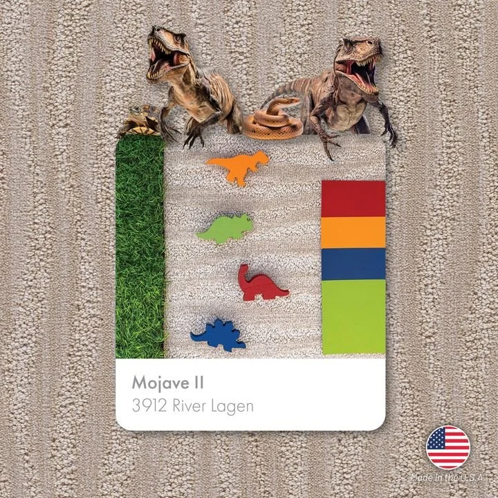 💥Dino-mite playtime?💥 From tiny tots to towering toddlers, DreamWeaver warranties protect your investment. 🦖🛡️ 

Contract Floor Coverings has the best toddler approved flooring around!
#Warranty #KidsRoom #Durable #DreamWeaver #EngineeredFloors #