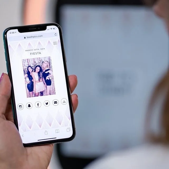 The CentralCoast Booth sends high resolution images instantly to your phone for immediate sharing. No more taking a photo with your phone of a photostrip to post it! #centralcoastbooth #photobooth #bestboooth