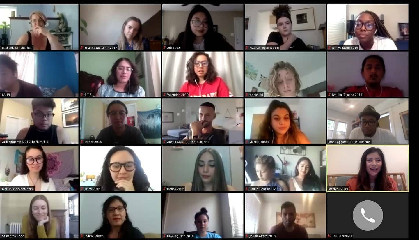 1st virtual reconnect. More to come. #micahfellows from 2015-2019. #2020 #covid19 #dojustice #lovemercy #walkhumbly