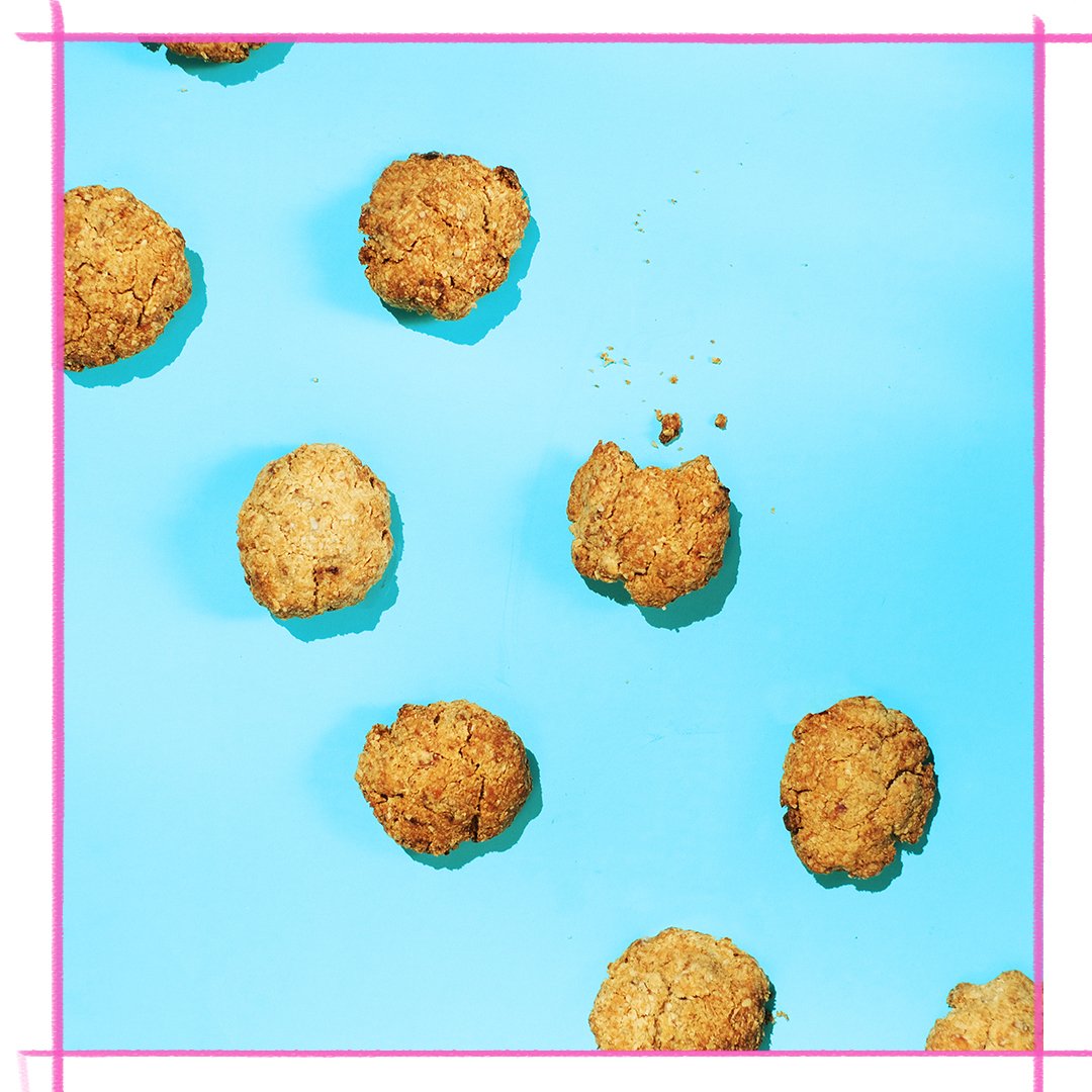 Crookies sans sucre, vegan et sans gluten