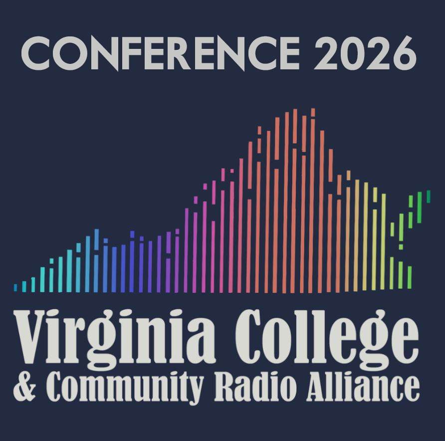 Virginia College Radio Conference 2026 logo