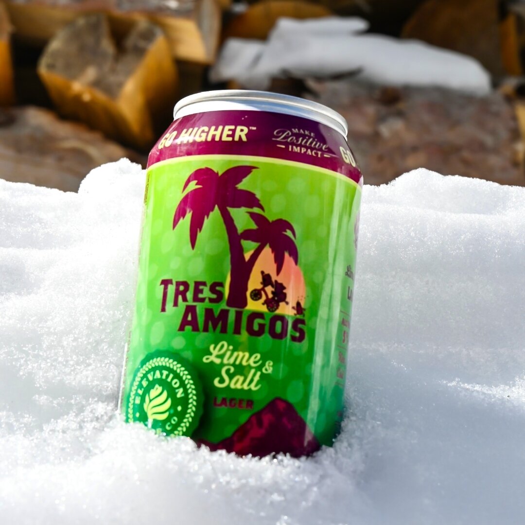 Celebrate #NationalMargaritaDay with a Tres Amigos Lime &amp; Salt Lager! Lime puree and sea salt give this beer balanced sourness without the brine and ALL the margarita vibes. Cheers!