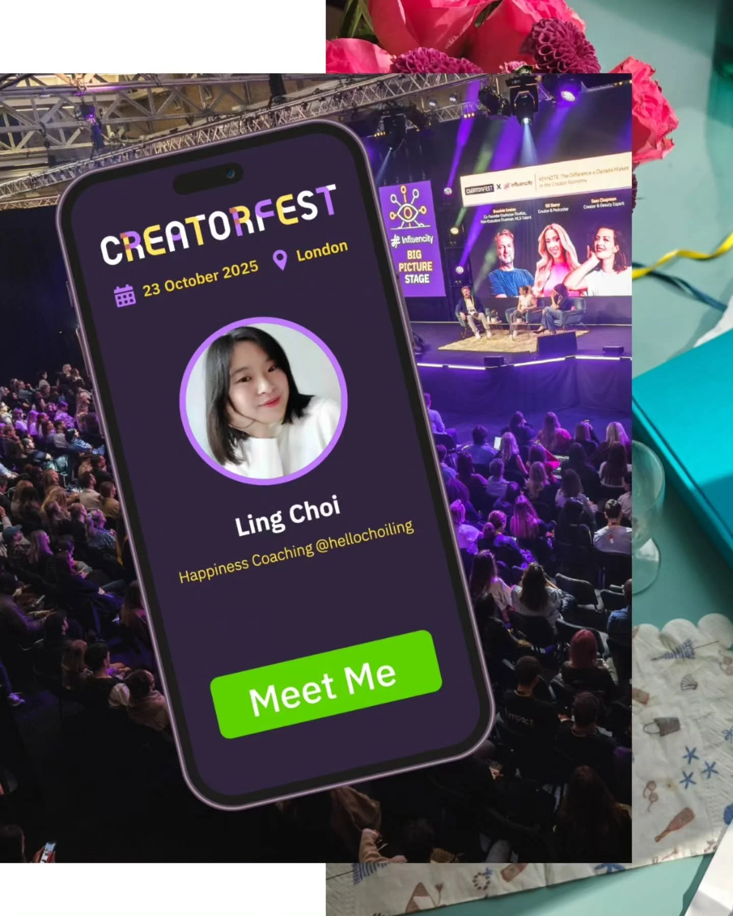 📍Back in London this October as I will be facilitating three nervous system resets at @officialcreatorfest Europe.

Our nervous system is the foundation for sustainable creativity, impact, and growth.

These simple, science-backed tools are designed