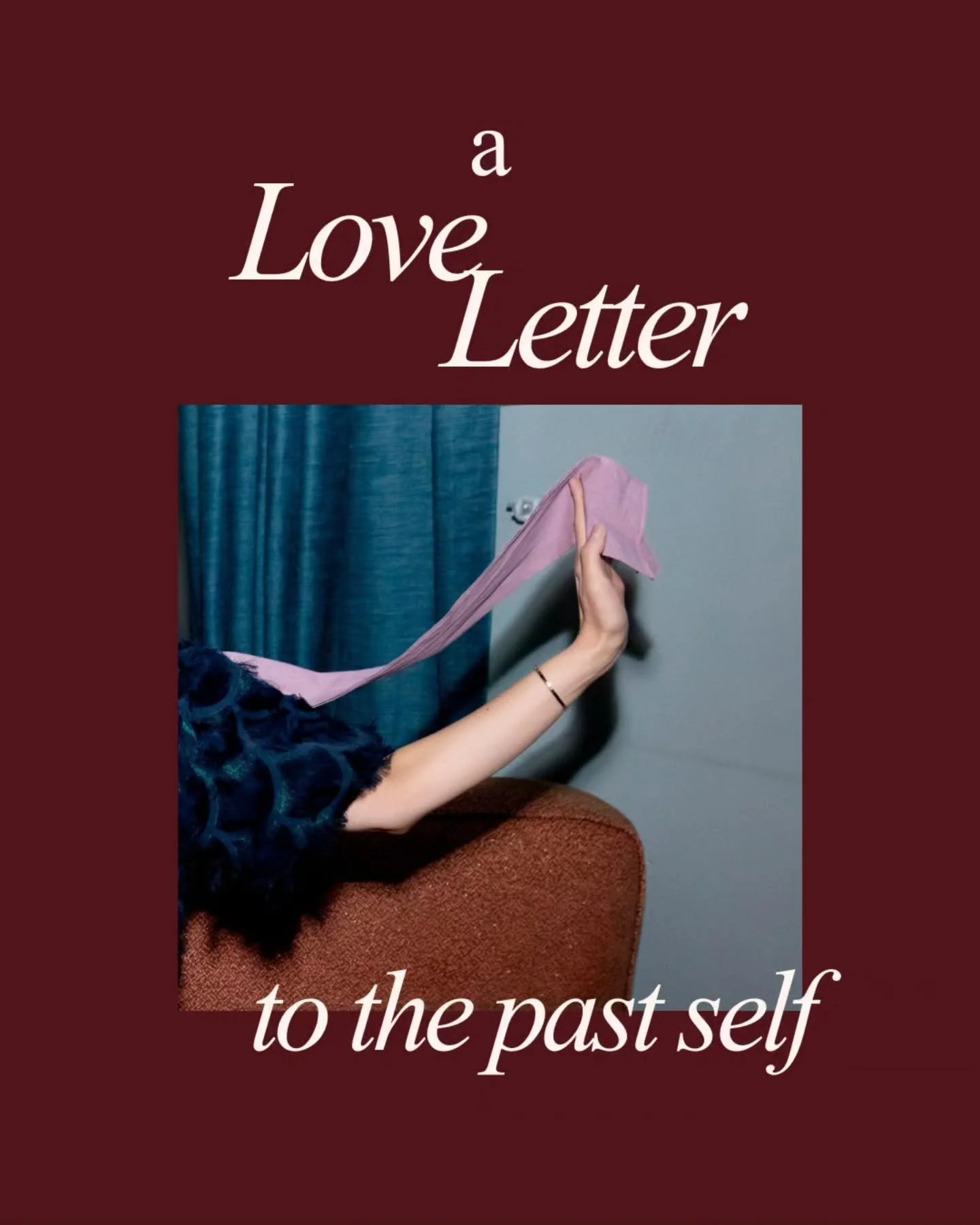 This is probably one of the most difficult letters to write.

A love letter to who I used to be,
not just the past year, 
but every version of me who tried so hard to become more.

A quest to be better, more polished. more certain &mdash; to be accep
