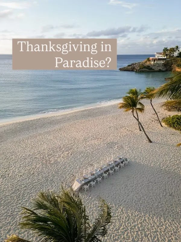 ☀️This year, give thanks for more you time! At a resort, you trade kitchen chaos for poolside cocktails, grocery lists for gourmet meals, and post-dinner dishes for spa appointments. Imagine gathering with loved ones around a beautiful feast you didn