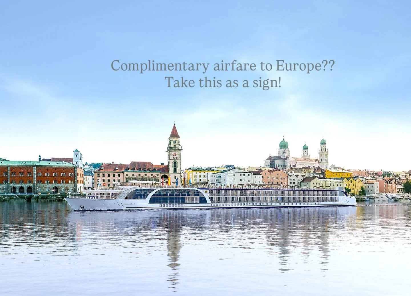 🥂✨ Whoever said river cruises are only for older travelers hasn&rsquo;t sailed like this. Sail in style with the award-winning river cruise line &mdash; named Best River Cruise two years straight. Your refined journey begins here. #luxurytravel #bro