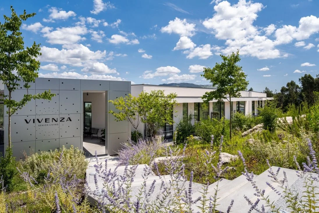 Moradia primavera plantas àrvores alfazema escadaria cimento