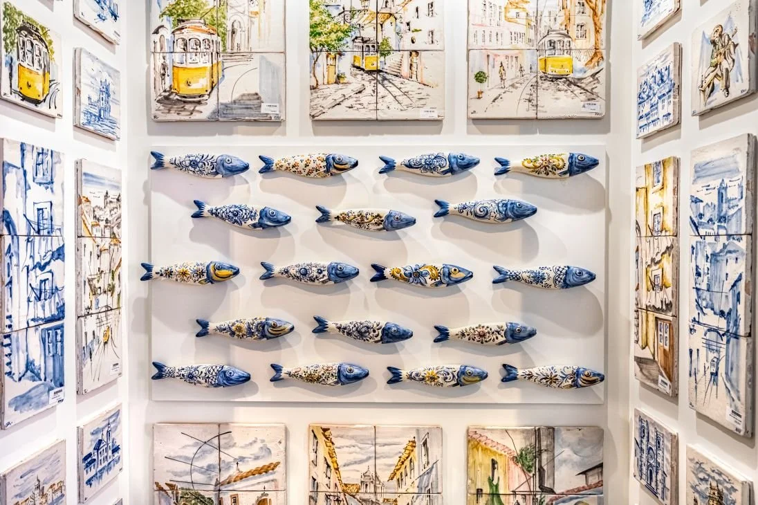 loja museu azulejos faiança sardinhas pinturas elétrico lisboa