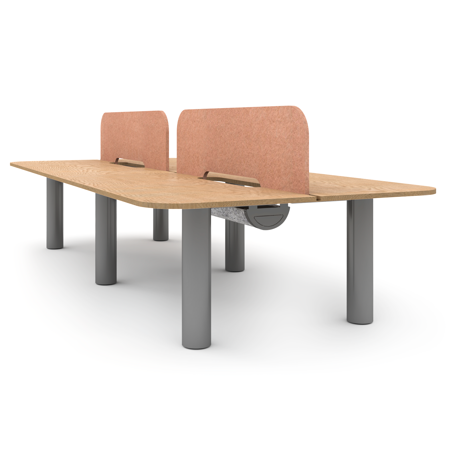 COLUMN table and workstation system — klaro industrial design