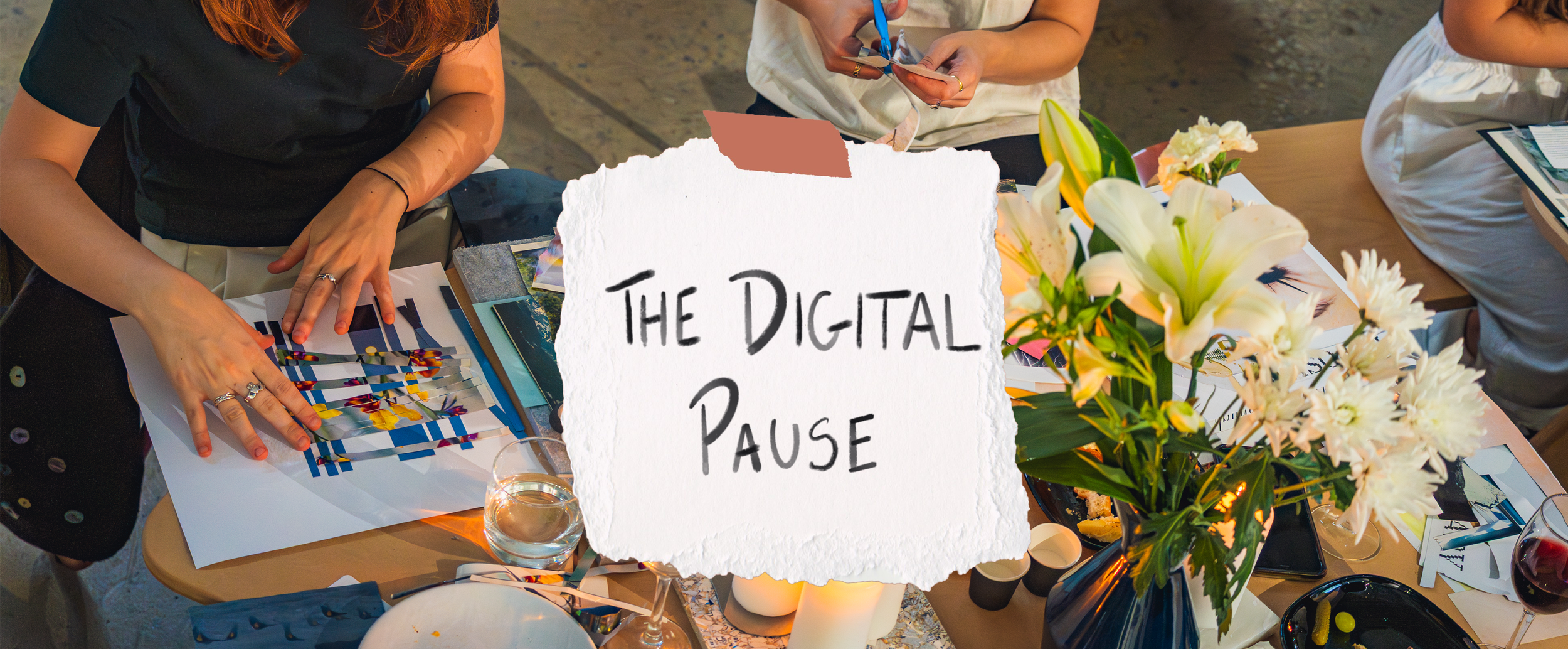 The Digital Pause - collage evening with Klaro Industrial Design and Made by Boto ®