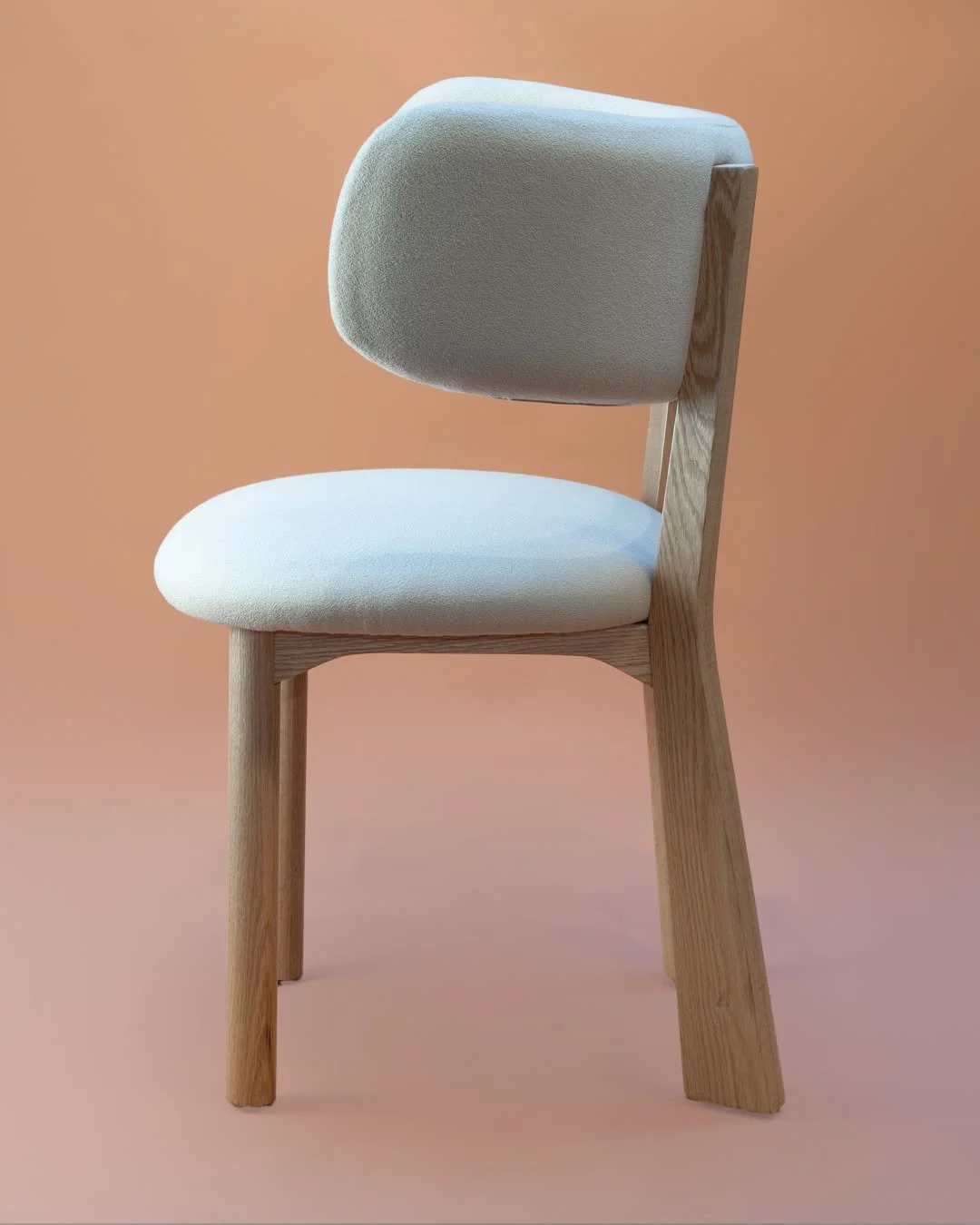 COOKIE chair. 
Made in Perth in a traditional timber joinery way. 
Upholstered in @sustainablelivingfabrics  Chelsea, a buttery yellow Polyanthus. 
The proportions are... motherly - soft where it needs to be, structured where it matters.