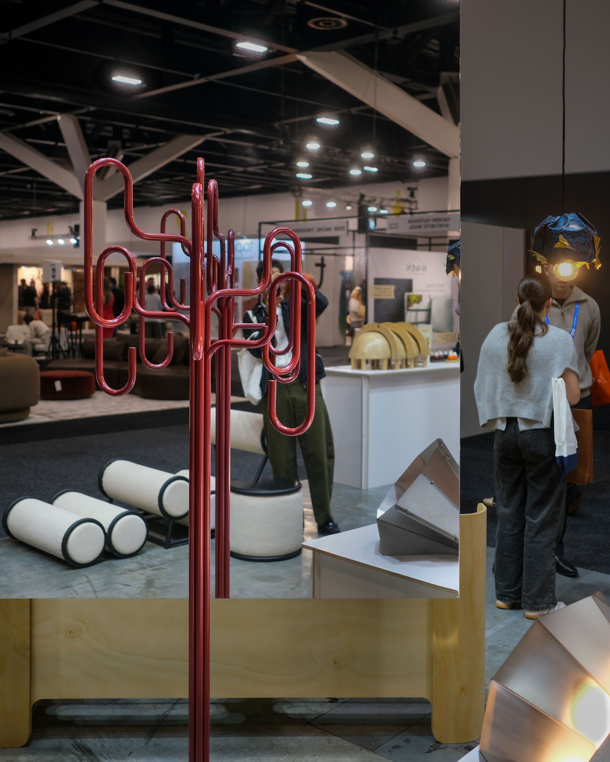 HUNGER Coat Stand at Design Show Australia.

Designed by Kasia Ws&oacute;ł for Klaro Industrial Design, HUNGER was selected as a finalist in Australia&rsquo;s Next Top Designer and exhibited at ICC Sydney as part of @designs how_au 2026.

A sculptura